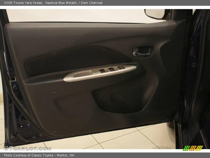 Nautical Blue Metallic / Dark Charcoal 2008 Toyota Yaris Sedan