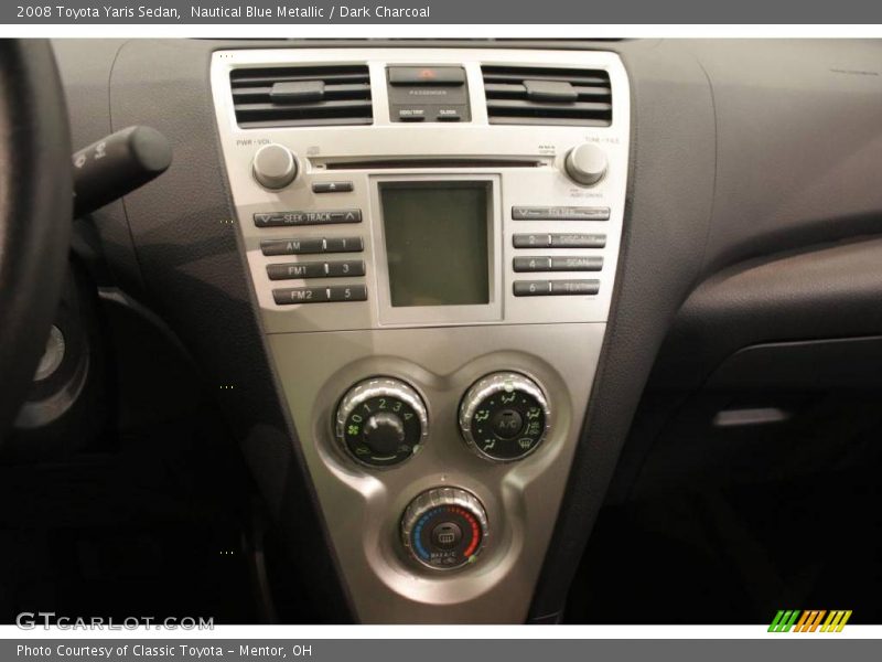 Nautical Blue Metallic / Dark Charcoal 2008 Toyota Yaris Sedan