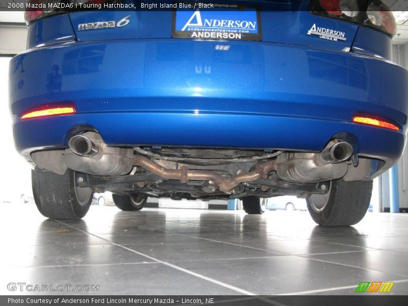 Bright Island Blue / Black 2008 Mazda MAZDA6 i Touring Hatchback