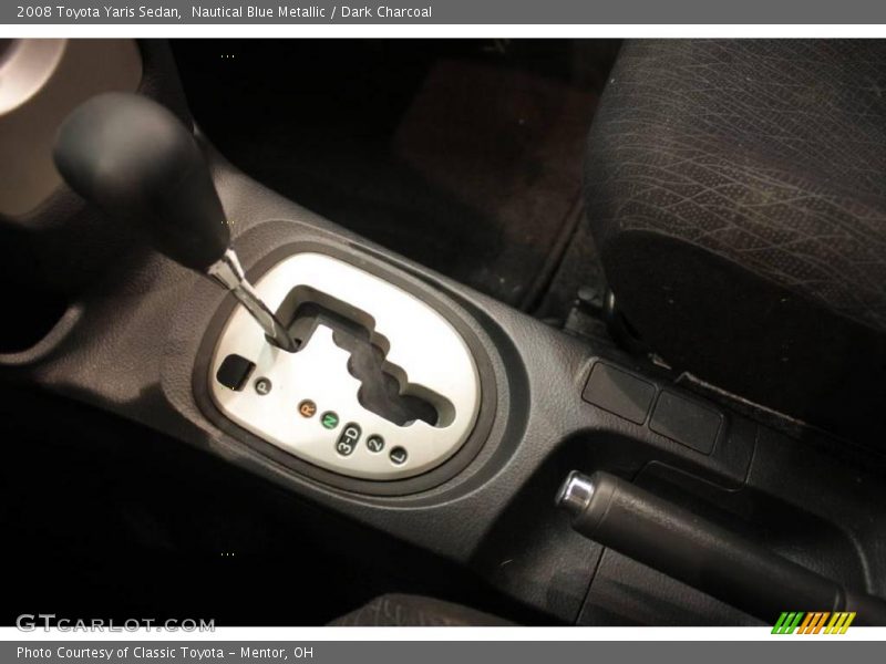 Nautical Blue Metallic / Dark Charcoal 2008 Toyota Yaris Sedan