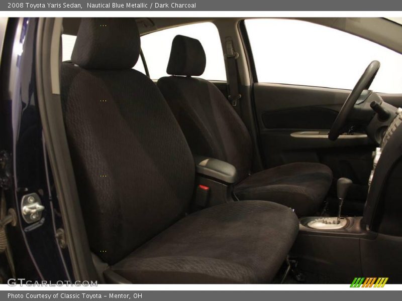 Nautical Blue Metallic / Dark Charcoal 2008 Toyota Yaris Sedan