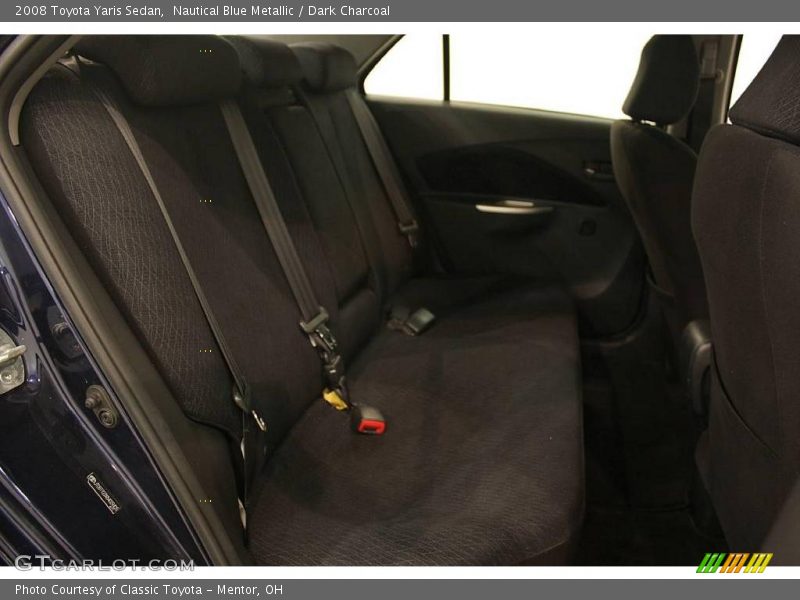 Nautical Blue Metallic / Dark Charcoal 2008 Toyota Yaris Sedan