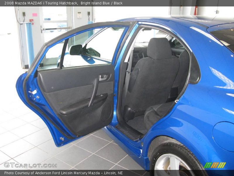 Bright Island Blue / Black 2008 Mazda MAZDA6 i Touring Hatchback