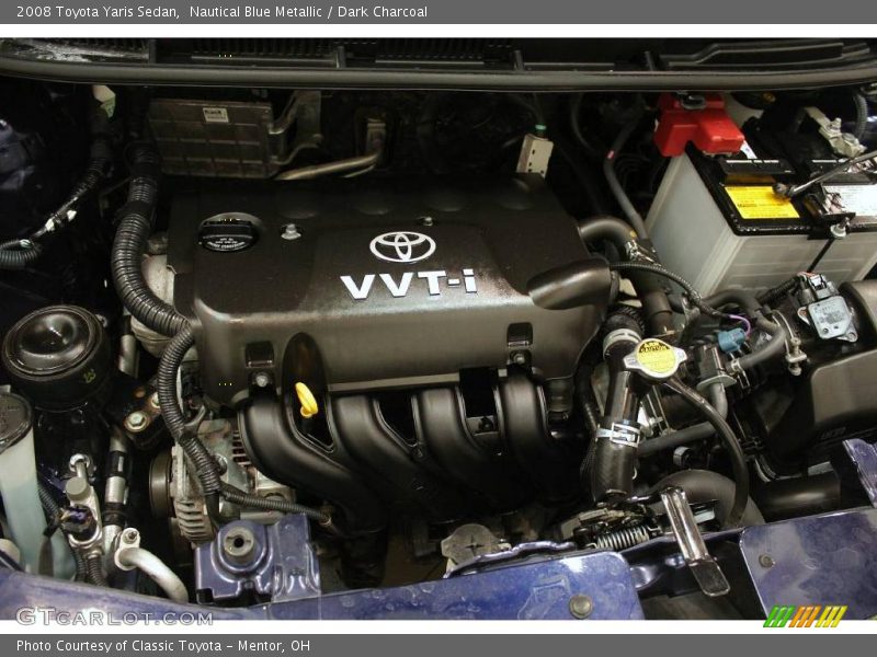 Nautical Blue Metallic / Dark Charcoal 2008 Toyota Yaris Sedan
