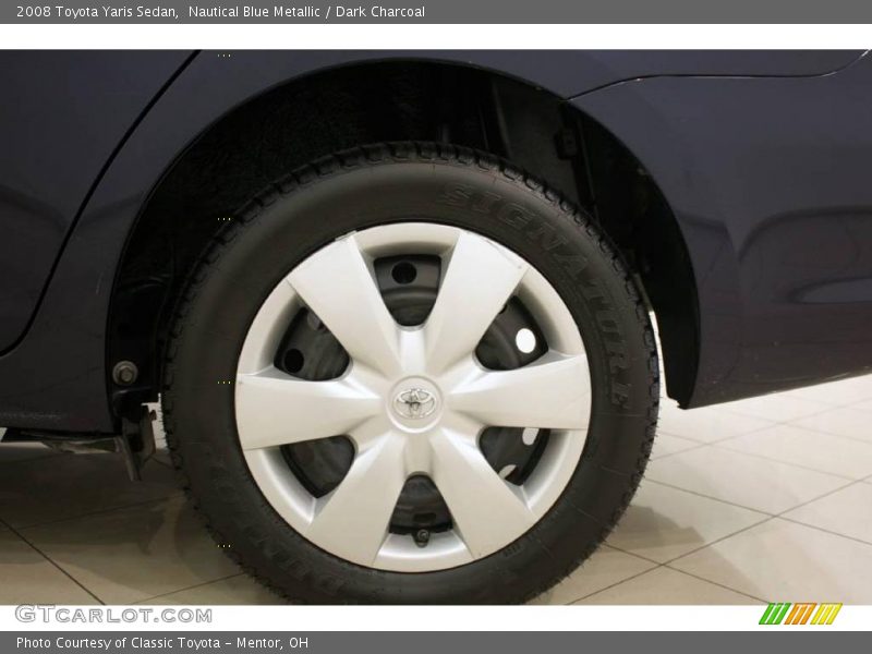 Nautical Blue Metallic / Dark Charcoal 2008 Toyota Yaris Sedan