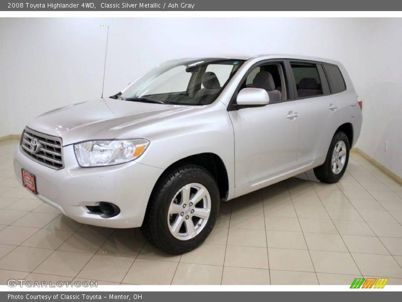 Classic Silver Metallic / Ash Gray 2008 Toyota Highlander 4WD