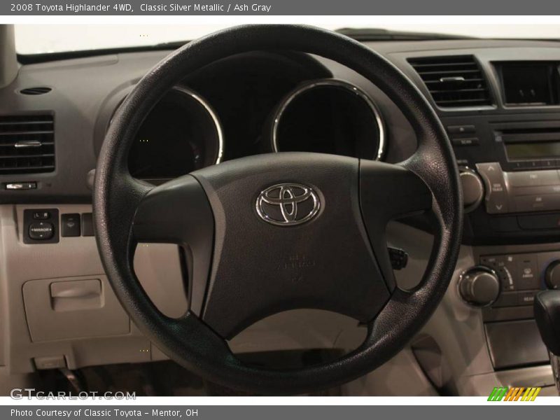 Classic Silver Metallic / Ash Gray 2008 Toyota Highlander 4WD