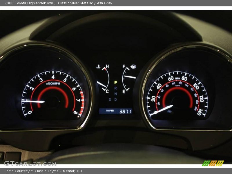 Classic Silver Metallic / Ash Gray 2008 Toyota Highlander 4WD