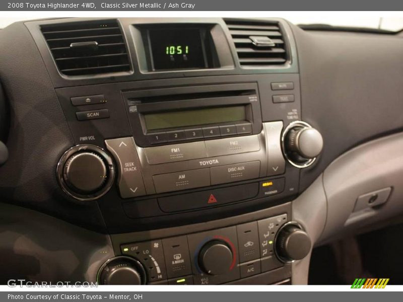 Classic Silver Metallic / Ash Gray 2008 Toyota Highlander 4WD