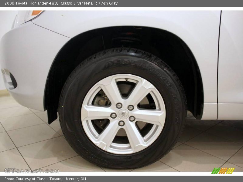 Classic Silver Metallic / Ash Gray 2008 Toyota Highlander 4WD
