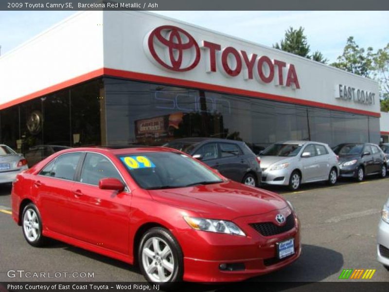 Barcelona Red Metallic / Ash 2009 Toyota Camry SE