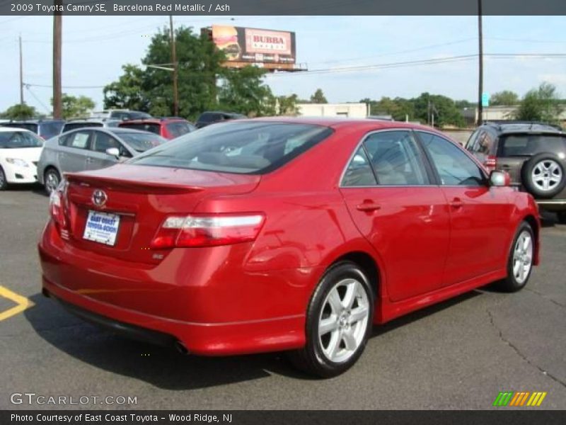 Barcelona Red Metallic / Ash 2009 Toyota Camry SE