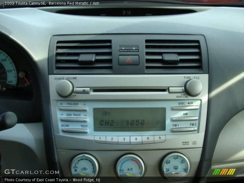 Barcelona Red Metallic / Ash 2009 Toyota Camry SE