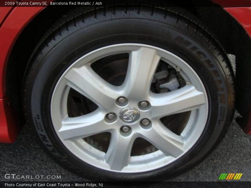 Barcelona Red Metallic / Ash 2009 Toyota Camry SE