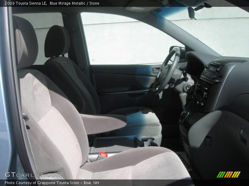 Blue Mirage Metallic / Stone 2009 Toyota Sienna LE