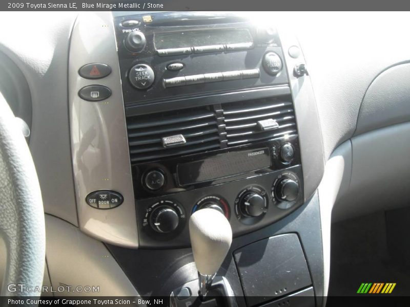 Blue Mirage Metallic / Stone 2009 Toyota Sienna LE