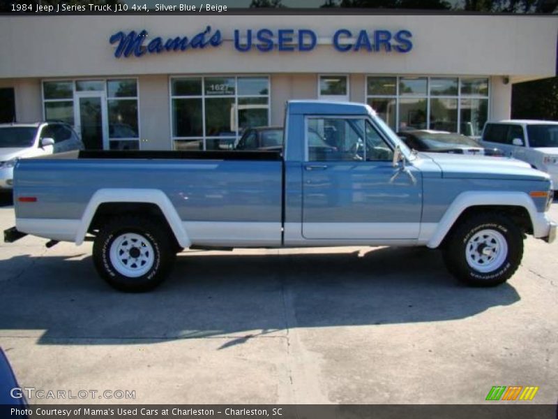 Silver Blue / Beige 1984 Jeep J Series Truck J10 4x4