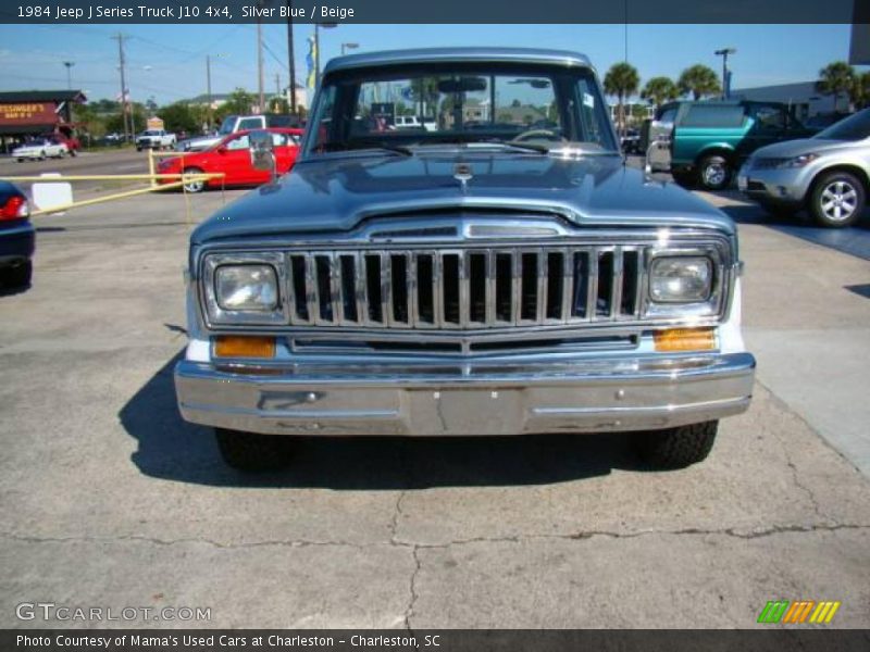 Silver Blue / Beige 1984 Jeep J Series Truck J10 4x4