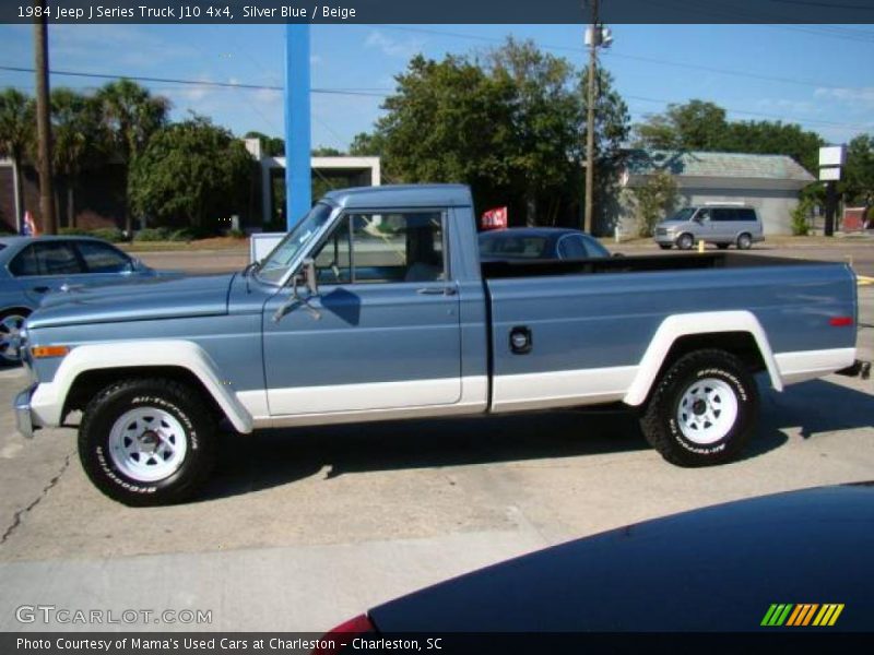 Silver Blue / Beige 1984 Jeep J Series Truck J10 4x4