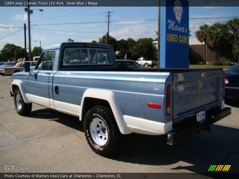 Silver Blue / Beige 1984 Jeep J Series Truck J10 4x4