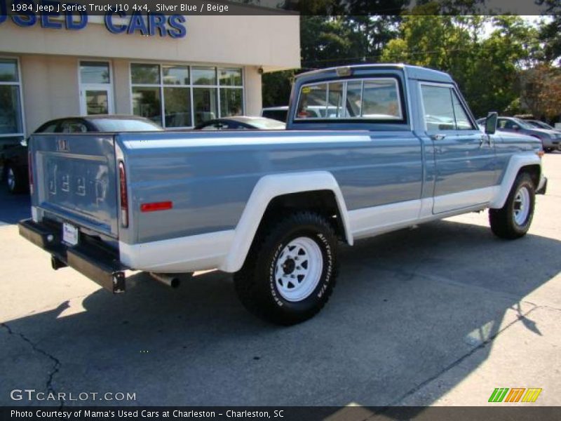 Silver Blue / Beige 1984 Jeep J Series Truck J10 4x4
