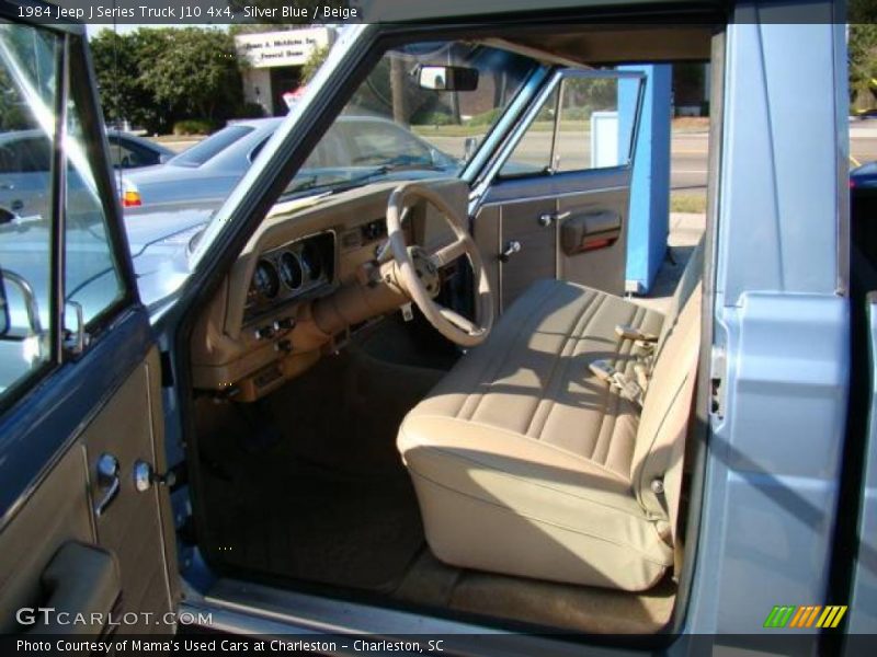 Silver Blue / Beige 1984 Jeep J Series Truck J10 4x4