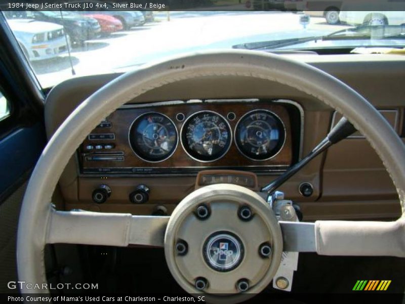 Silver Blue / Beige 1984 Jeep J Series Truck J10 4x4
