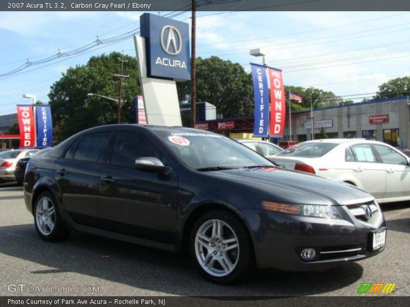 Carbon Gray Pearl / Ebony 2007 Acura TL 3.2