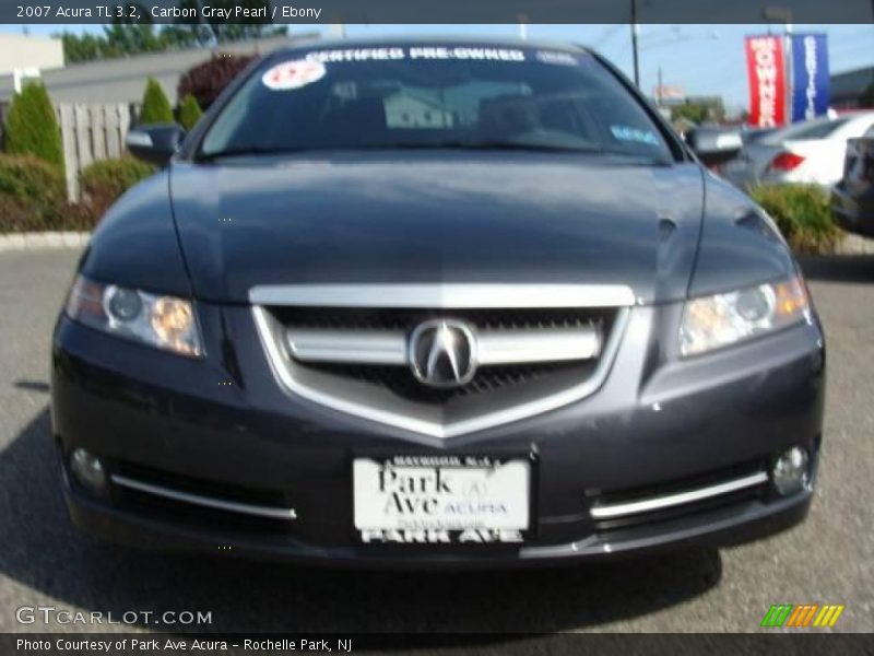Carbon Gray Pearl / Ebony 2007 Acura TL 3.2