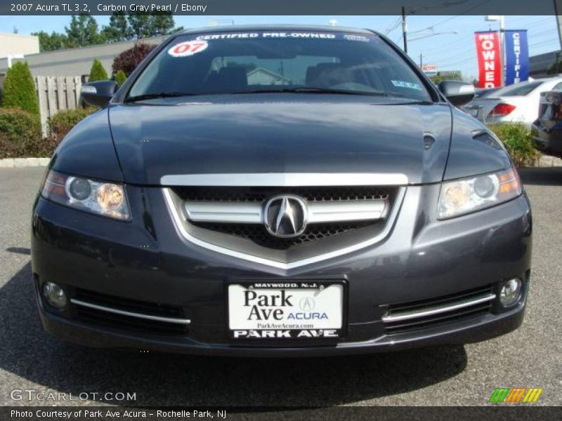 Carbon Gray Pearl / Ebony 2007 Acura TL 3.2