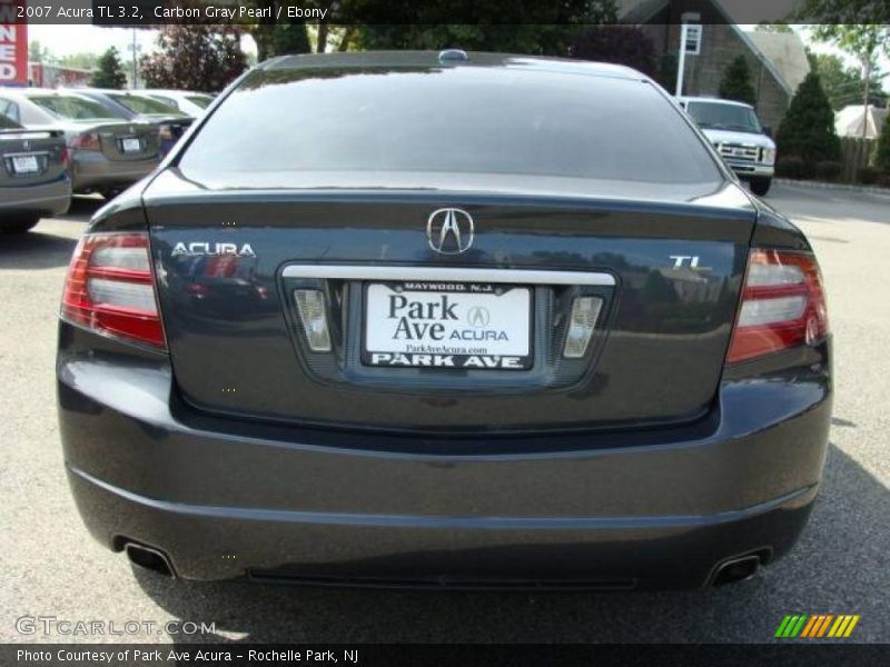 Carbon Gray Pearl / Ebony 2007 Acura TL 3.2