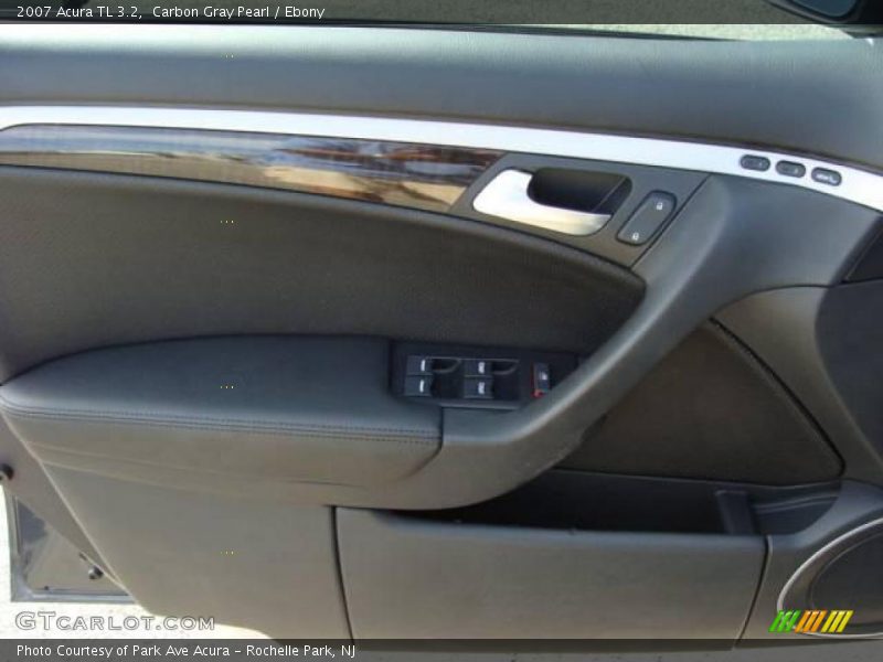 Carbon Gray Pearl / Ebony 2007 Acura TL 3.2