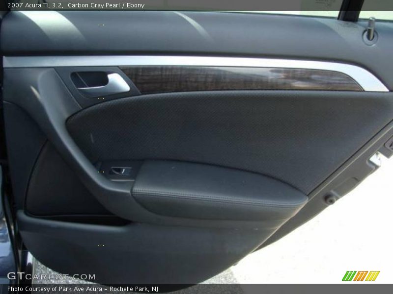 Carbon Gray Pearl / Ebony 2007 Acura TL 3.2