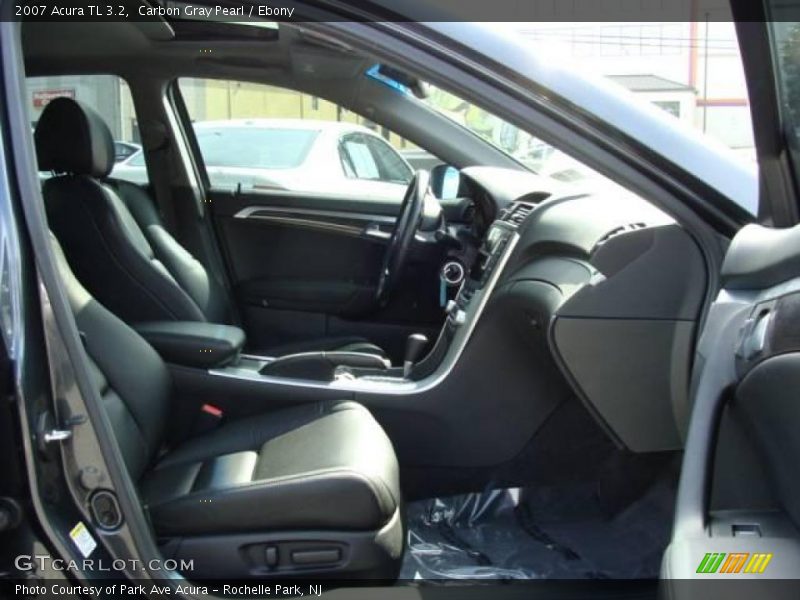 Carbon Gray Pearl / Ebony 2007 Acura TL 3.2
