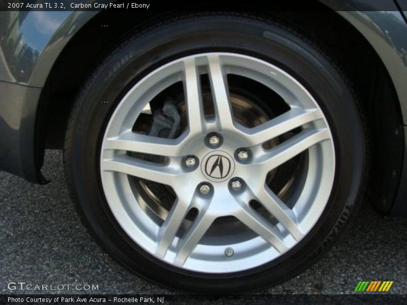 Carbon Gray Pearl / Ebony 2007 Acura TL 3.2