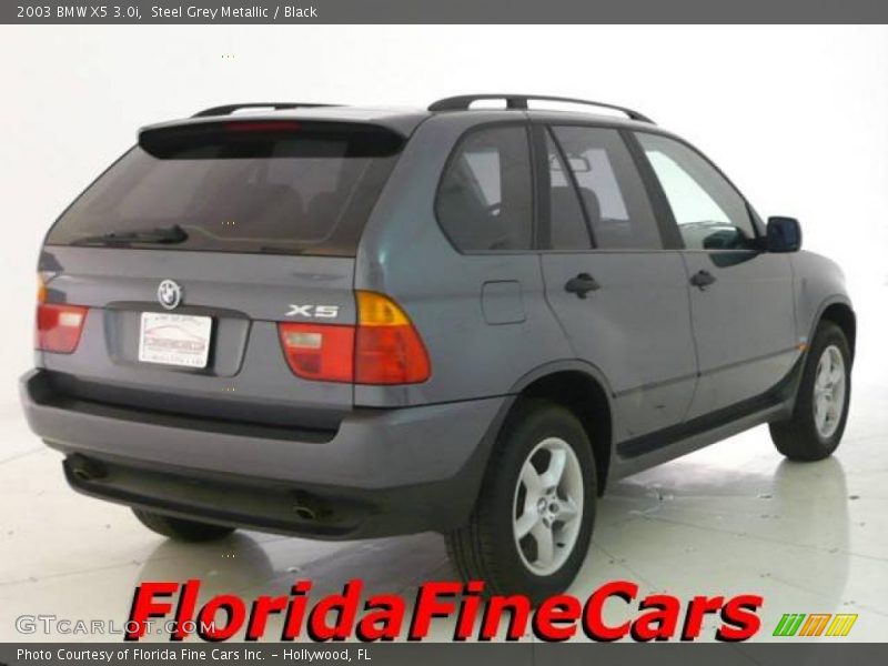 Steel Grey Metallic / Black 2003 BMW X5 3.0i