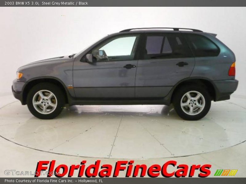 Steel Grey Metallic / Black 2003 BMW X5 3.0i