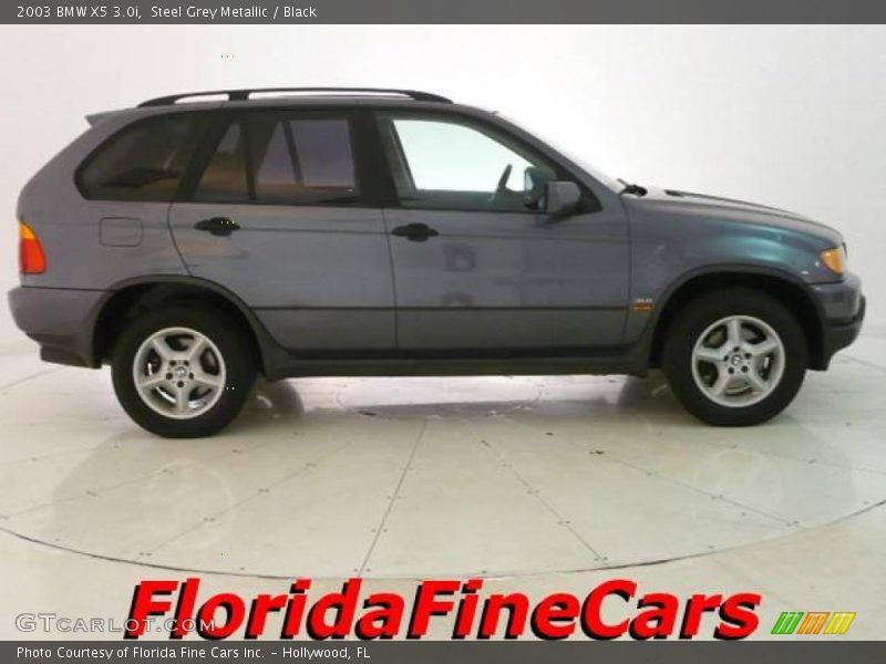 Steel Grey Metallic / Black 2003 BMW X5 3.0i