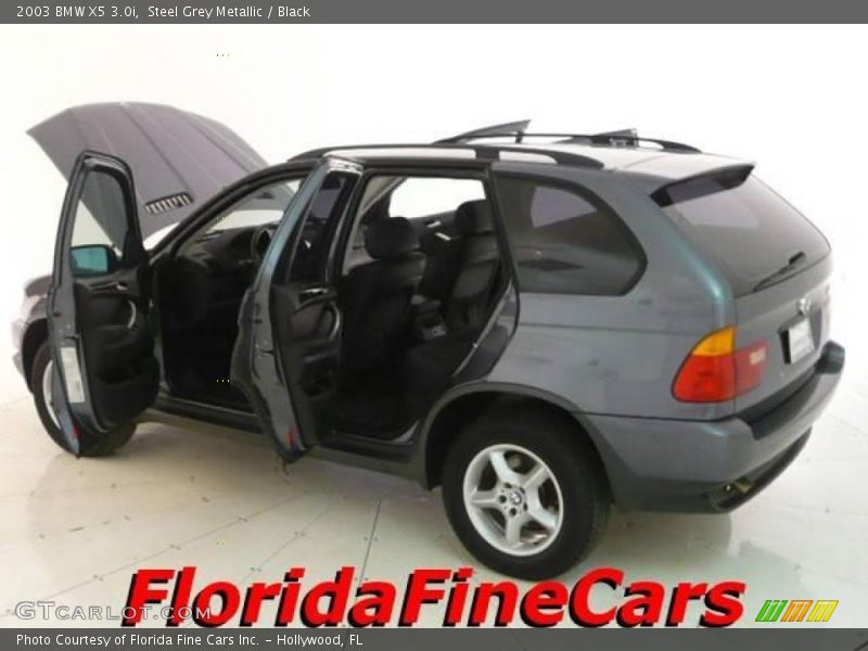Steel Grey Metallic / Black 2003 BMW X5 3.0i