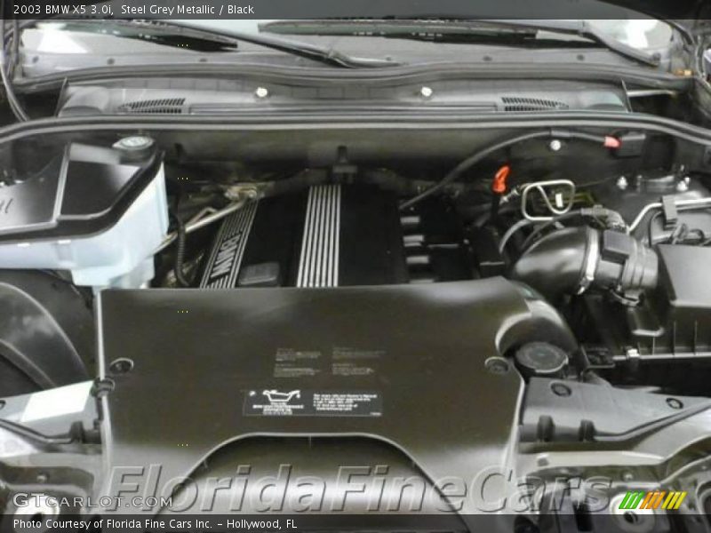 Steel Grey Metallic / Black 2003 BMW X5 3.0i