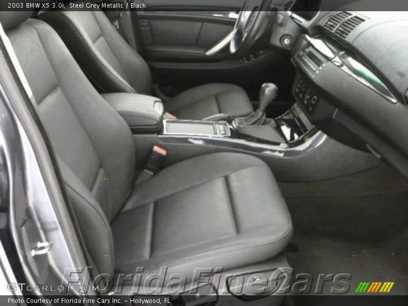 Steel Grey Metallic / Black 2003 BMW X5 3.0i