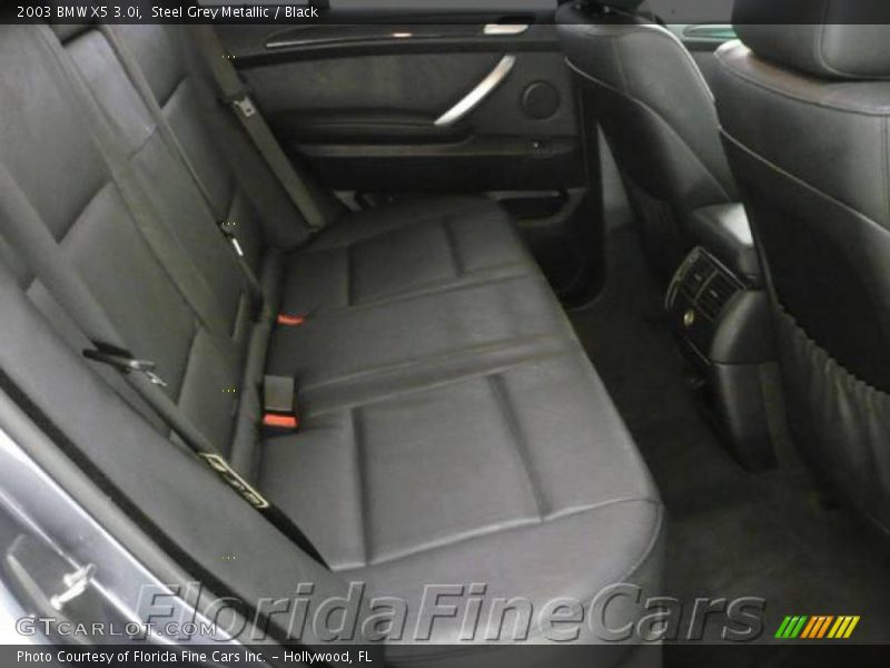 Steel Grey Metallic / Black 2003 BMW X5 3.0i