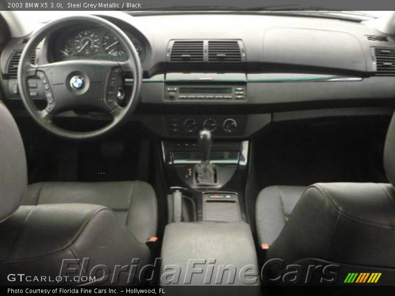 Steel Grey Metallic / Black 2003 BMW X5 3.0i