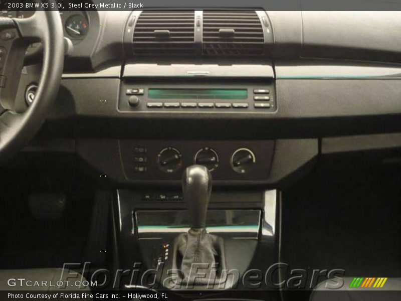 Steel Grey Metallic / Black 2003 BMW X5 3.0i