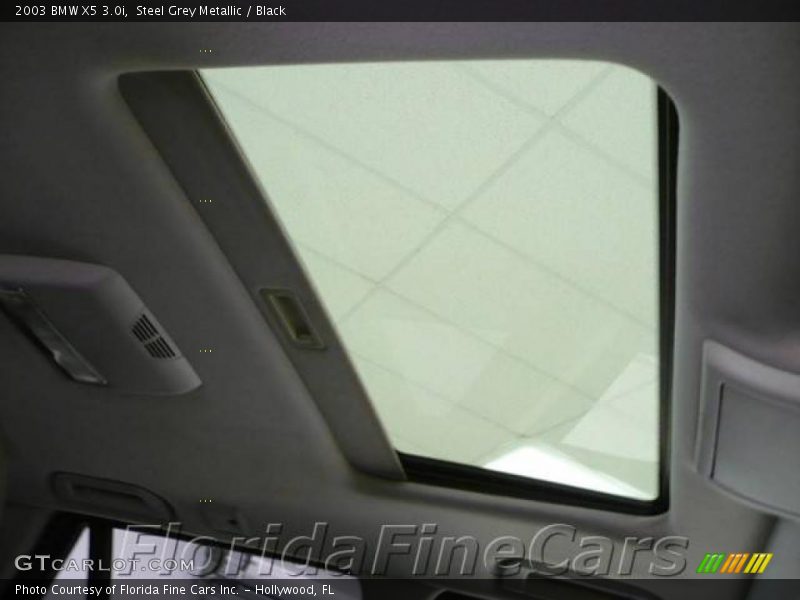 Steel Grey Metallic / Black 2003 BMW X5 3.0i