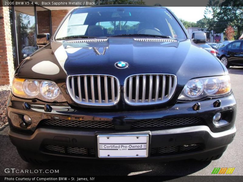 Black Sapphire Metallic / Black 2006 BMW X5 4.4i