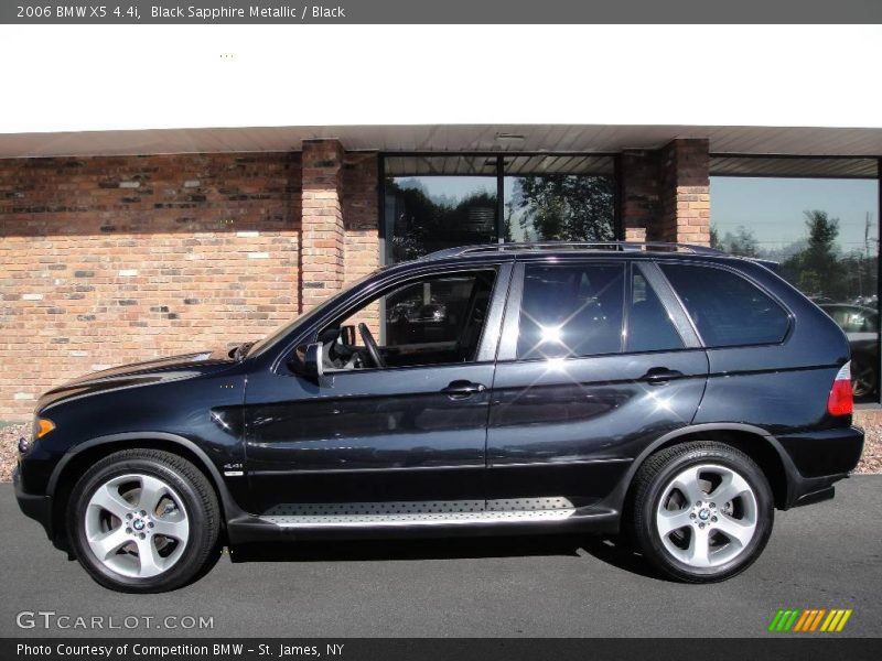 Black Sapphire Metallic / Black 2006 BMW X5 4.4i