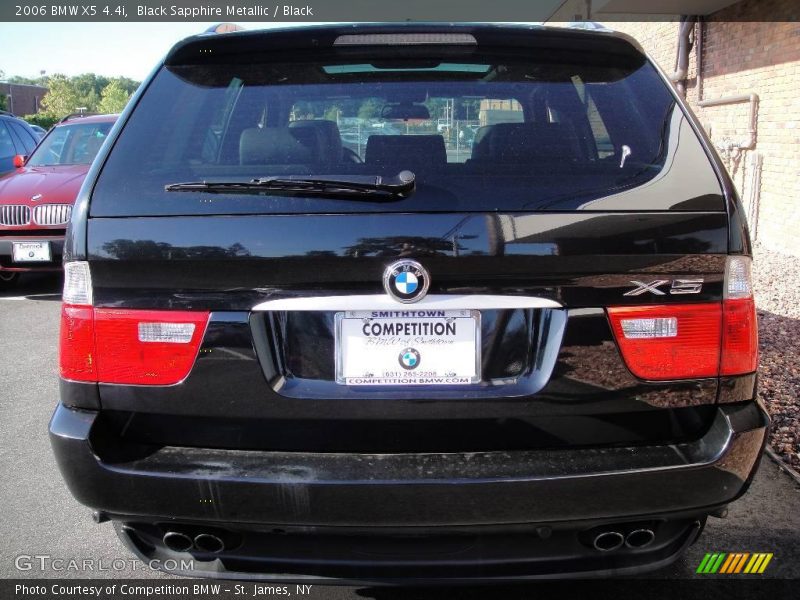 Black Sapphire Metallic / Black 2006 BMW X5 4.4i