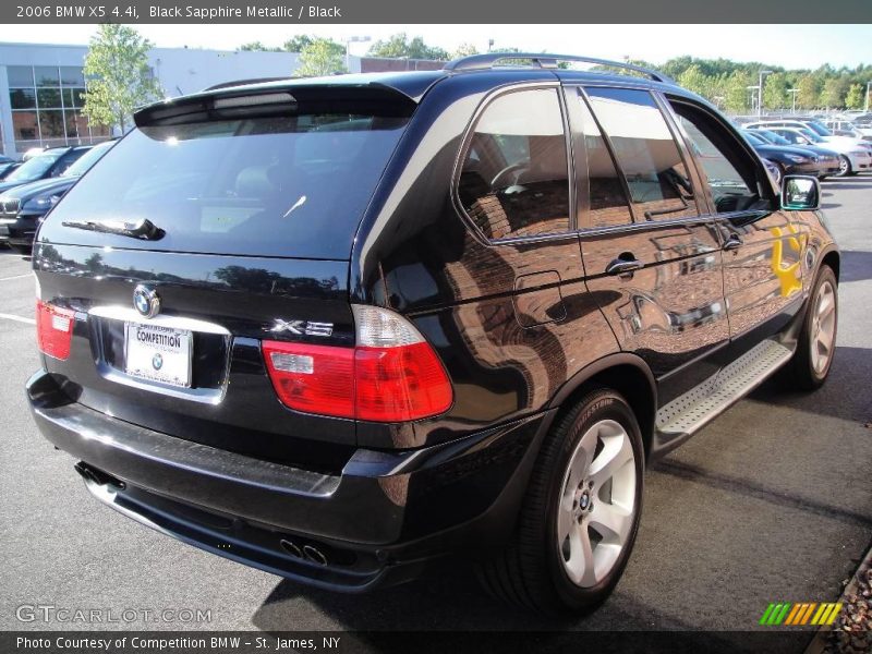 Black Sapphire Metallic / Black 2006 BMW X5 4.4i