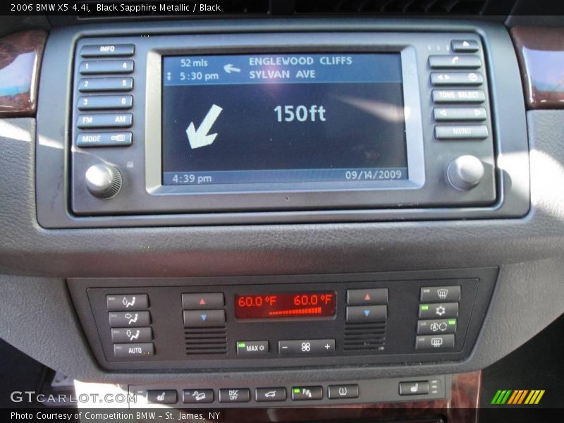 Black Sapphire Metallic / Black 2006 BMW X5 4.4i